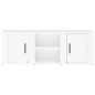 TV-Schrank Hochglanz-Weiß 100x31,5x35 cm Holzwerkstoff TV-Schrank Hochglanz-Weiß 100x31,5x35 cm Holzwerkstoff