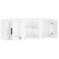 TV-Schrank Hochglanz-Weiß 100x31,5x35 cm Holzwerkstoff TV-Schrank Hochglanz-Weiß 100x31,5x35 cm Holzwerkstoff