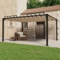 vidaXL Pergola mit Lamellendach 3x4 m Taupe Stoff und Aluminium vidaXL Pergola mit Lamellendach 3x4 m Taupe Stoff und Aluminium