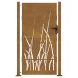 Gartentor 105x180 cm Cortenstahl Gras-Design Gartentor 105x180 cm Cortenstahl Gras-Design