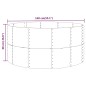 Hochbeet Grau 140x140x68 cm Pulverbeschichteter Stahl Hochbeet Grau 140x140x68 cm Pulverbeschichteter Stahl