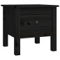 vidaXL Beistelltisch Schwarz 40x40x39 cm Massivholz Kiefer vidaXL Beistelltisch Schwarz 40x40x39 cm Massivholz Kiefer