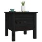 vidaXL Beistelltisch Schwarz 40x40x39 cm Massivholz Kiefer vidaXL Beistelltisch Schwarz 40x40x39 cm Massivholz Kiefer
