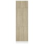 vidaXL Kühlumbauschrank Sonoma-Eiche 60x57x207 cm Holzwerkstoff vidaXL Kühlumbauschrank Sonoma-Eiche 60x57x207 cm Holzwerkstoff