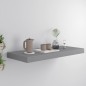 vidaXL Schweberegal Grau 60x23,5x3,8 cm MDF vidaXL Schweberegal Grau 60x23,5x3,8 cm MDF