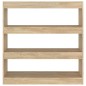 vidaXL Bücherregal/Raumteiler Sonoma-Eiche 100x30x103 cm vidaXL Bücherregal/Raumteiler Sonoma-Eiche 100x30x103 cm