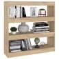 vidaXL Bücherregal/Raumteiler Sonoma-Eiche 100x30x103 cm vidaXL Bücherregal/Raumteiler Sonoma-Eiche 100x30x103 cm