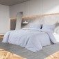 Bettwäsche-Set Grau 135x200 cm Baumwolle Bettwäsche-Set Grau 135x200 cm Baumwolle