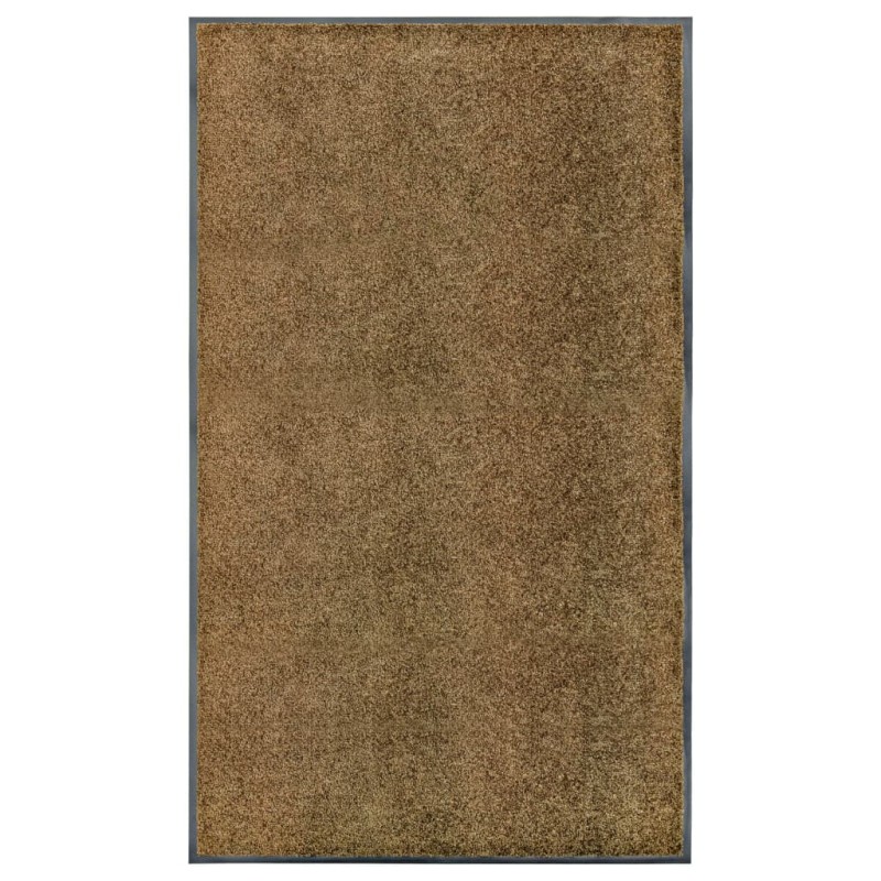 Fußmatte Waschbar Braun 90x150 cm Fußmatte Waschbar Braun 90x150 cm