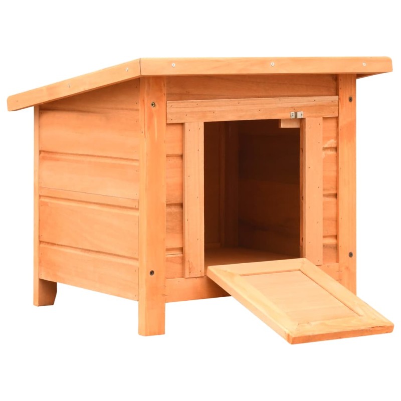 vidaXL Katzenhaus 50x46x43,5 cm Kiefernholz & Tannenholz vidaXL Katzenhaus 50x46x43,5 cm Kiefernholz & Tannenholz