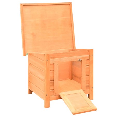 vidaXL Katzenhaus 50x46x43,5 cm Kiefernholz & Tannenholz