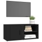 TV-Schränke 2 Stk. Schwarz 80x31,5x36 cm Holzwerkstoff TV-Schränke 2 Stk. Schwarz 80x31,5x36 cm Holzwerkstoff
