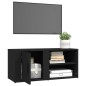 TV-Schränke 2 Stk. Schwarz 80x31,5x36 cm Holzwerkstoff TV-Schränke 2 Stk. Schwarz 80x31,5x36 cm Holzwerkstoff