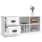 vidaXL TV-Schrank Hochglanz-Weiß 102x35,5x47,5 cm Holzwerkstoff vidaXL TV-Schrank Hochglanz-Weiß 102x35,5x47,5 cm Holzwerkstoff