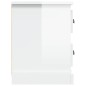 vidaXL TV-Schrank Hochglanz-Weiß 102x35,5x47,5 cm Holzwerkstoff vidaXL TV-Schrank Hochglanz-Weiß 102x35,5x47,5 cm Holzwerkstoff