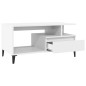 vidaXL Couchtisch Weiß 90x49x45 cm Holzwerkstoff vidaXL Couchtisch Weiß 90x49x45 cm Holzwerkstoff