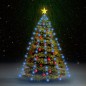 Weihnachtsbaum-Lichternetz mit 180 LEDs Blau 180 cm Weihnachtsbaum-Lichternetz mit 180 LEDs Blau 180 cm