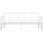 Ausziehsofa Bettgestell Weiß Metall 90x200 cm Ausziehsofa Bettgestell Weiß Metall 90x200 cm