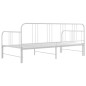 Ausziehsofa Bettgestell Weiß Metall 90x200 cm Ausziehsofa Bettgestell Weiß Metall 90x200 cm