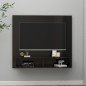 TV-Wandschrank Hochglanz-Schwarz 102x23,5x90 cm Holzwerkstoff TV-Wandschrank Hochglanz-Schwarz 102x23,5x90 cm Holzwerkstoff