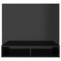 TV-Wandschrank Hochglanz-Schwarz 102x23,5x90 cm Holzwerkstoff TV-Wandschrank Hochglanz-Schwarz 102x23,5x90 cm Holzwerkstoff
