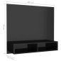 TV-Wandschrank Hochglanz-Schwarz 102x23,5x90 cm Holzwerkstoff TV-Wandschrank Hochglanz-Schwarz 102x23,5x90 cm Holzwerkstoff