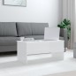 vidaXL Couchtisch Hochglanz-Weiß 102x50,5x46,5 cm Holzwerkstoff vidaXL Couchtisch Hochglanz-Weiß 102x50,5x46,5 cm Holzwerkstoff
