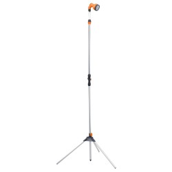 vidaXL Gartendusche mit Stativ 221 cm Aluminium 