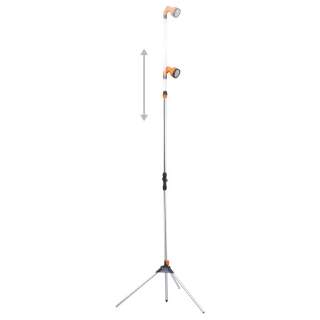 vidaXL Gartendusche mit Stativ 221 cm Aluminium 