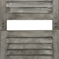 6-tlg. Raumteiler Grau 214x166 cm Massivholz 6-tlg. Raumteiler Grau 214x166 cm Massivholz
