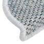 Treppenmatten Selbstklebend Sisal-Optik 15 Stk. 56x17x3cm Blau Treppenmatten Selbstklebend Sisal-Optik 15 Stk. 56x17x3cm Blau