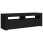 TV-Schrank mit LED-Leuchten Schwarz 120x35x40 cm TV-Schrank mit LED-Leuchten Schwarz 120x35x40 cm