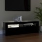 TV-Schrank mit LED-Leuchten Schwarz 120x35x40 cm TV-Schrank mit LED-Leuchten Schwarz 120x35x40 cm