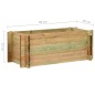 Pflanzkübel Hochbeet Kiefernholz Imprägniert 80 cm Pflanzkübel Hochbeet Kiefernholz Imprägniert 80 cm