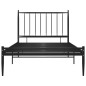 Bett Schwarz Metall 90x200 cm Bett Schwarz Metall 90x200 cm