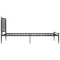 Bett Schwarz Metall 90x200 cm Bett Schwarz Metall 90x200 cm