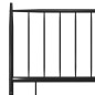 Bett Schwarz Metall 90x200 cm Bett Schwarz Metall 90x200 cm