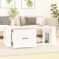 vidaXL Couchtisch Hochglanz-Weiß 100x50,5x35 cm Holzwerkstoff vidaXL Couchtisch Hochglanz-Weiß 100x50,5x35 cm Holzwerkstoff