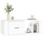 vidaXL Couchtisch Hochglanz-Weiß 100x50,5x35 cm Holzwerkstoff vidaXL Couchtisch Hochglanz-Weiß 100x50,5x35 cm Holzwerkstoff