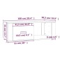 vidaXL Couchtisch Hochglanz-Weiß 100x50,5x35 cm Holzwerkstoff vidaXL Couchtisch Hochglanz-Weiß 100x50,5x35 cm Holzwerkstoff