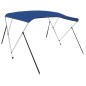 vidaXL 3-Bow Bimini Top Blau 183x196x137 cm vidaXL 3-Bow Bimini Top Blau 183x196x137 cm