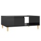 Couchtisch Hochglanz-Schwarz 90x60x35 cm Holzwerkstoff Couchtisch Hochglanz-Schwarz 90x60x35 cm Holzwerkstoff