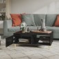 Couchtisch Hochglanz-Schwarz 90x60x35 cm Holzwerkstoff Couchtisch Hochglanz-Schwarz 90x60x35 cm Holzwerkstoff