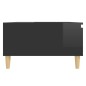 Couchtisch Hochglanz-Schwarz 90x60x35 cm Holzwerkstoff Couchtisch Hochglanz-Schwarz 90x60x35 cm Holzwerkstoff