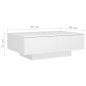 Couchtisch Weiß 90x60x31 cm Holzwerkstoff Couchtisch Weiß 90x60x31 cm Holzwerkstoff