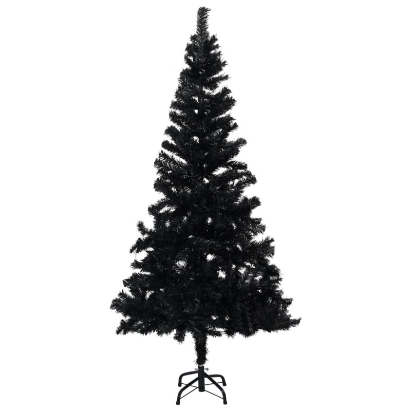 Künstlicher Weihnachtsbaum mit Ständer Schwarz 240 cm PVC Künstlicher Weihnachtsbaum mit Ständer Schwarz 240 cm PVC