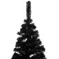 Künstlicher Weihnachtsbaum mit Ständer Schwarz 240 cm PVC Künstlicher Weihnachtsbaum mit Ständer Schwarz 240 cm PVC