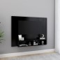 vidaXL TV-Wandschrank Schwarz 120x23,5x90 cm Holzwerkstoff vidaXL TV-Wandschrank Schwarz 120x23,5x90 cm Holzwerkstoff
