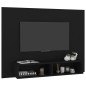 vidaXL TV-Wandschrank Schwarz 120x23,5x90 cm Holzwerkstoff vidaXL TV-Wandschrank Schwarz 120x23,5x90 cm Holzwerkstoff