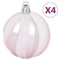 108-tlg. Weihnachtskugel-Set Weiß und Rosa 108-tlg. Weihnachtskugel-Set Weiß und Rosa